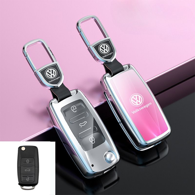 Load image into Gallery viewer, Volkswagen Zinc Alloy Car Key Fob Case Cover For Golf, ID.4, ID.6,  Lavida, Sagitar, Viloran, Magotan, Lamando L, Tiguan, Tharu, Tayron, Gran Lavida, Talagon
