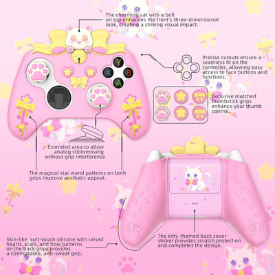 Xbox Series X/S - Sweetheart Kitty Cartoon Silicone Anti-Slip Wireless Controller Cover - i-Station Mobile Phone & Electronic Device Repair and Accessories