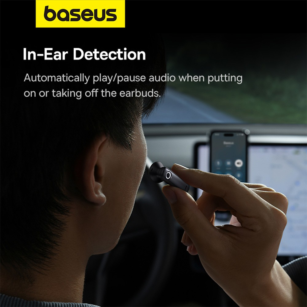 Baseus C-Mic CM10 Smart Unilateral Wireless Earphone for Car - i-Station Mobile Phone & Electronic Device Repair and Accessories