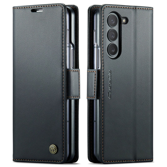 Samsung Galaxy Z Fold 6 (SM-F956) Premium Leather Shockproof Wallet Series Case