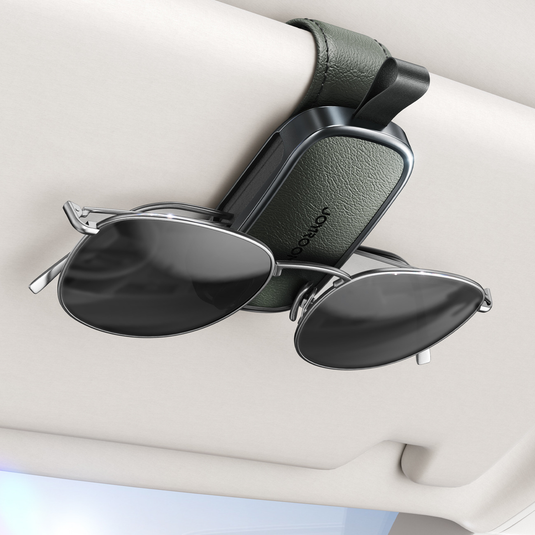 Yesido Leather Magnetic Sunglasses Holder for Car Visor - i-Station Mobile Phone & Electronic Device Repair and Accessories