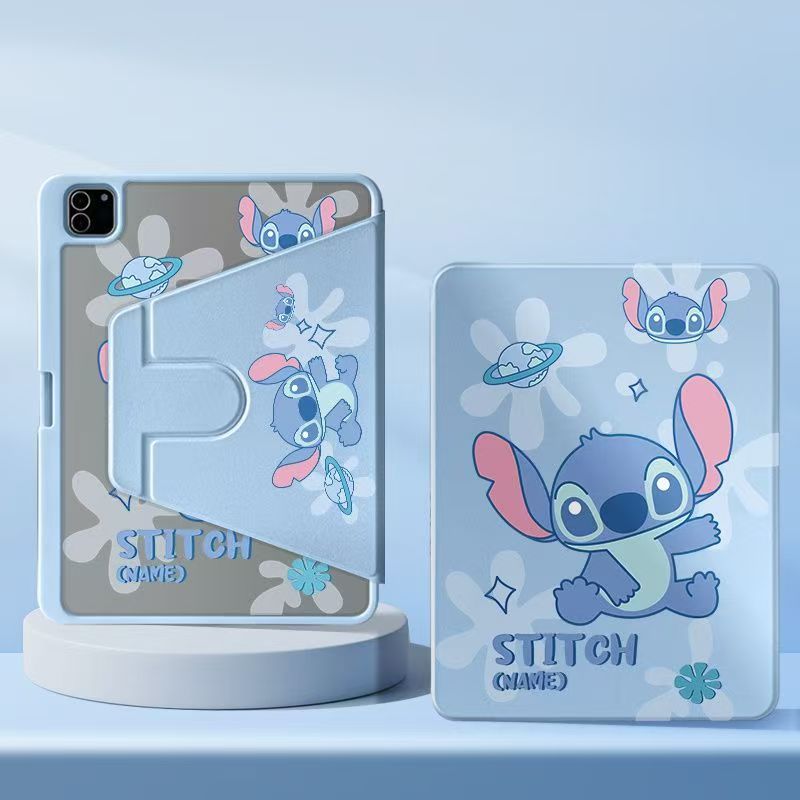 Load image into Gallery viewer, Apple iPad Air 13-inch M2/M3 (2024/2025) Stitch Smart 360° Degree Rotate Stand Shockproof Flip Cover Case
