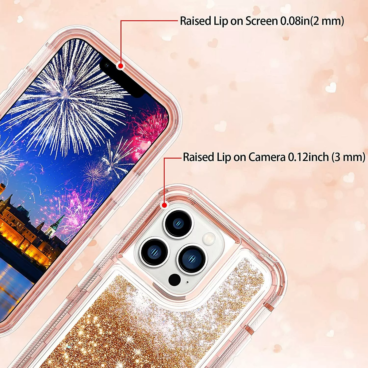 Apple iPhone 6/6S/7/8/Plus/SE 2020 Glitter Clear Transparent Liquid Sand Watering Case - i-Station Mobile Phone & Electronic Device Repair and Accessories