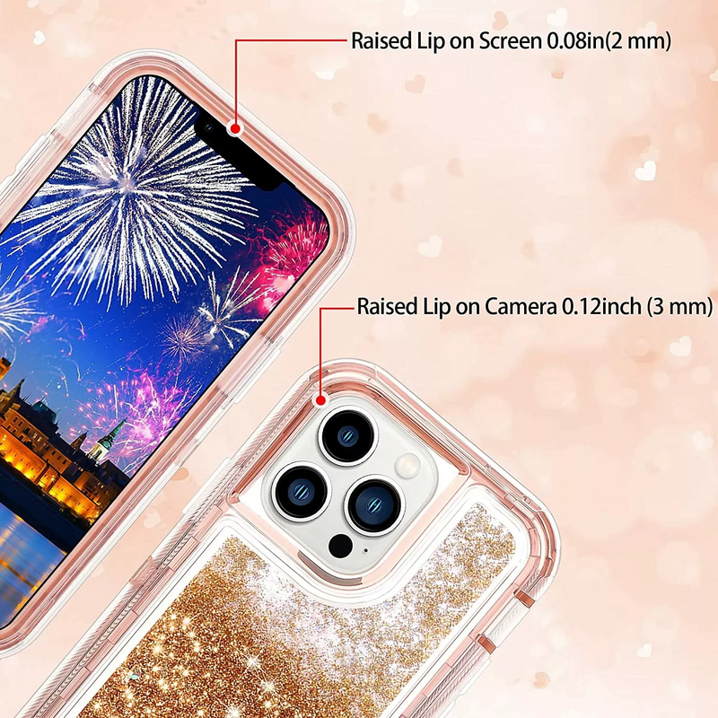 Load image into Gallery viewer, Apple iPhone 11/Pro/Max Glitter Clear Transparent Liquid Sand Watering Case
