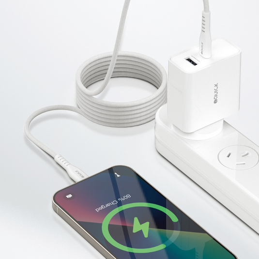iQuick MagWire 1 Series Self-winding Charging Data Cable 100W/5A 1m Compatible for iPhone 15 16 Series