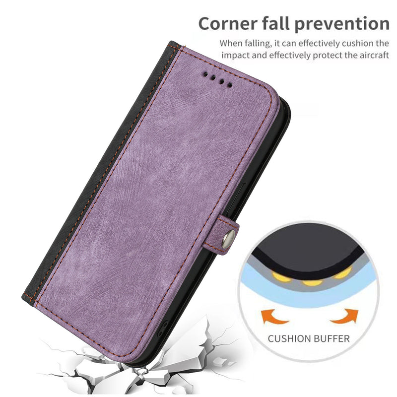 Load image into Gallery viewer, [With Strap][Built-in Card Slot] Motorola Moto Edge 60 Fusion Stitched PU Leather Wallet Case

