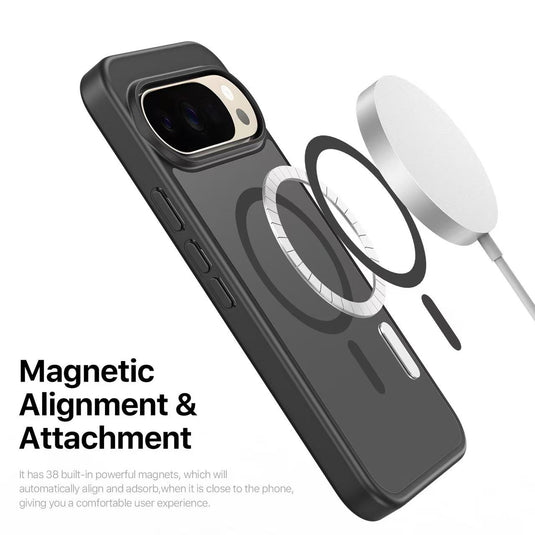 [Magsafe Compatible] Google Pixel 11 Pro XL - Matte Magnetic Anti-Slip Shockproof PC Case
