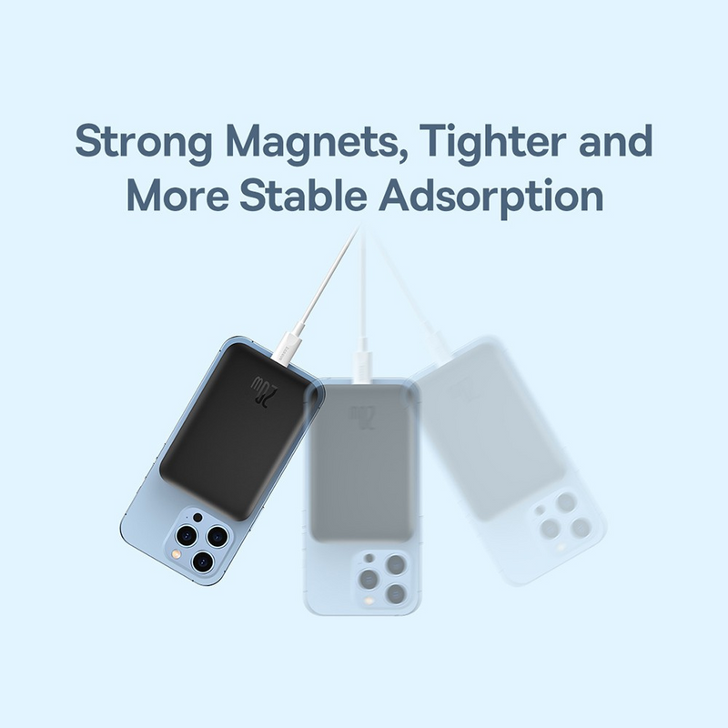 Load image into Gallery viewer, Baseus Magnetic Mini Air Wireless Fast Charge Power Bank 6000mAh 20W
