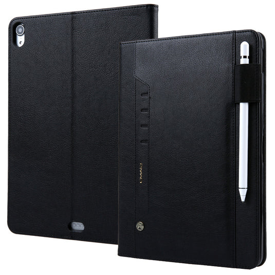 [With Card Slot] Apple iPad 5/6 9.7'' 5th Gen (2017/2018) Premium Minimalist Flip Leather Wallet Case