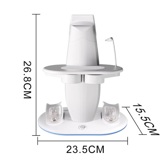 Meta Quest 2 & Quest 3 & Quest 3S - 30W Desktop Fast Charging RGB Storage Dock Stand