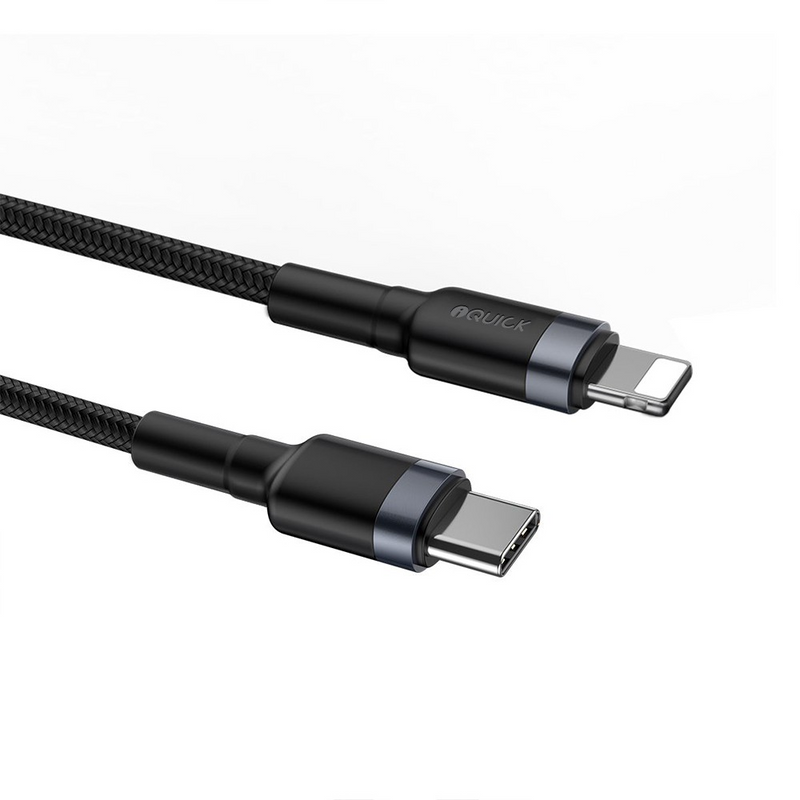 Load image into Gallery viewer, iQuick Braided USB-C to Lightning Fast Charging Cable 3M
