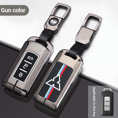 Mitsubishi Zinc Alloy + Silicone Car Key Fob Case Cover For Outlander, Eclipse Cross, ASX, Pajero, Lancer - i-Station Mobile Phone & Electronic Device Repair and Accessories