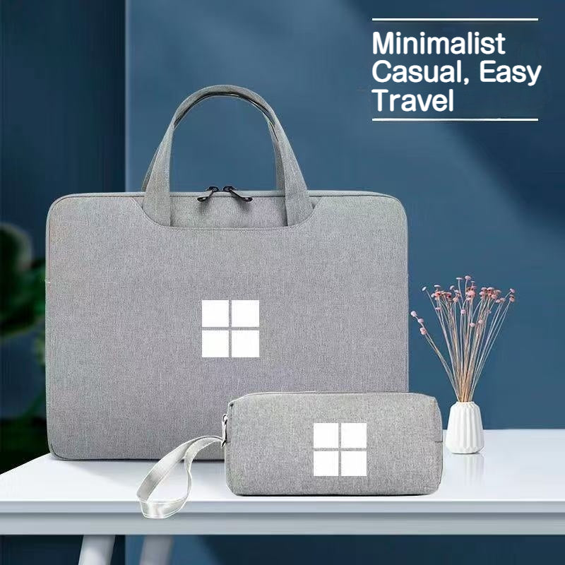 Load image into Gallery viewer, Microsoft Surface Laptop 13&quot;/ 13.8&quot;/15&quot; Business Plush Shockproof Carry Sleeve / Protective Bag With Power Bank Bag
