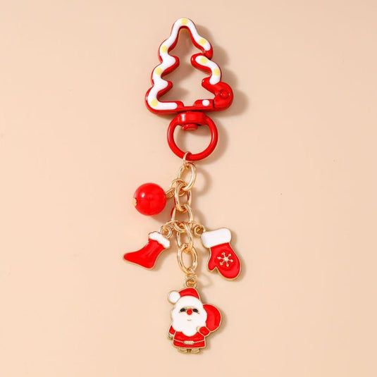 Christmas Series Metal Keychain Pendant Decorations - Perfect for Gifts & Packaging - i-Station Mobile Phone & Electronic Device Repair and Accessories