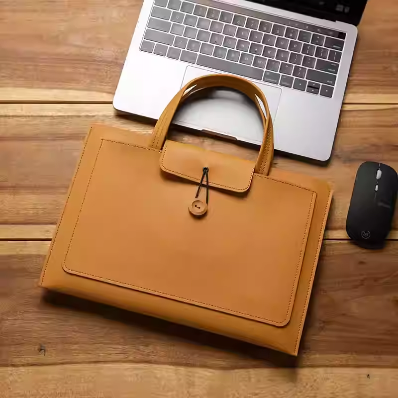 Microsoft Surface Laptop 13"/ 14"/15"/16" - Business Minimalist Waterproof PU Soft Leather Carry Case - i-Station Mobile Phone & Electronic Device Repair and Accessories