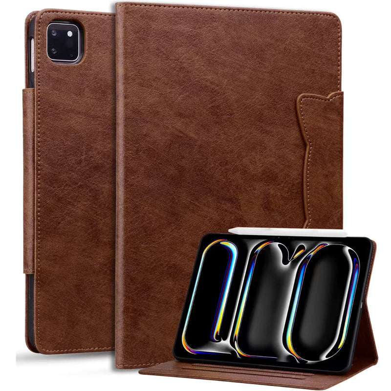 Load image into Gallery viewer, Apple iPad Mini 5 7.9&#39;&#39; 5th Gen (2019) Business Retro Matte Leather Protective Case
