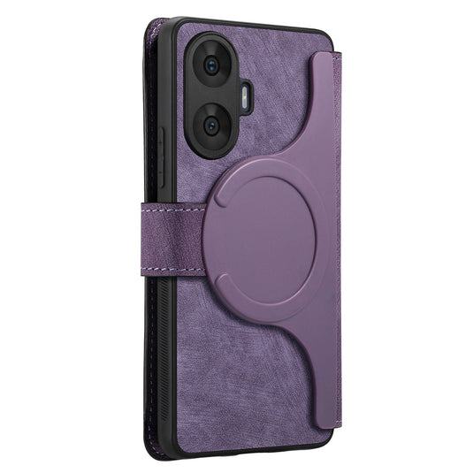 [With Card Slot] Realme GT 7 Pro 5G - Multi-functional Leather Wallet Case With Magnetic Flip Cover