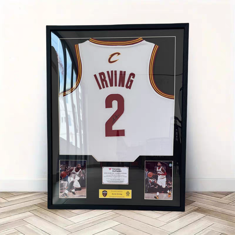Load image into Gallery viewer, Kyrie Irving Cleveland Cavaliers Framed Jersey Display – Facsimile Signature Edition - i-Station Mobile Phone &amp; Electronic Device Repair and Accessories
