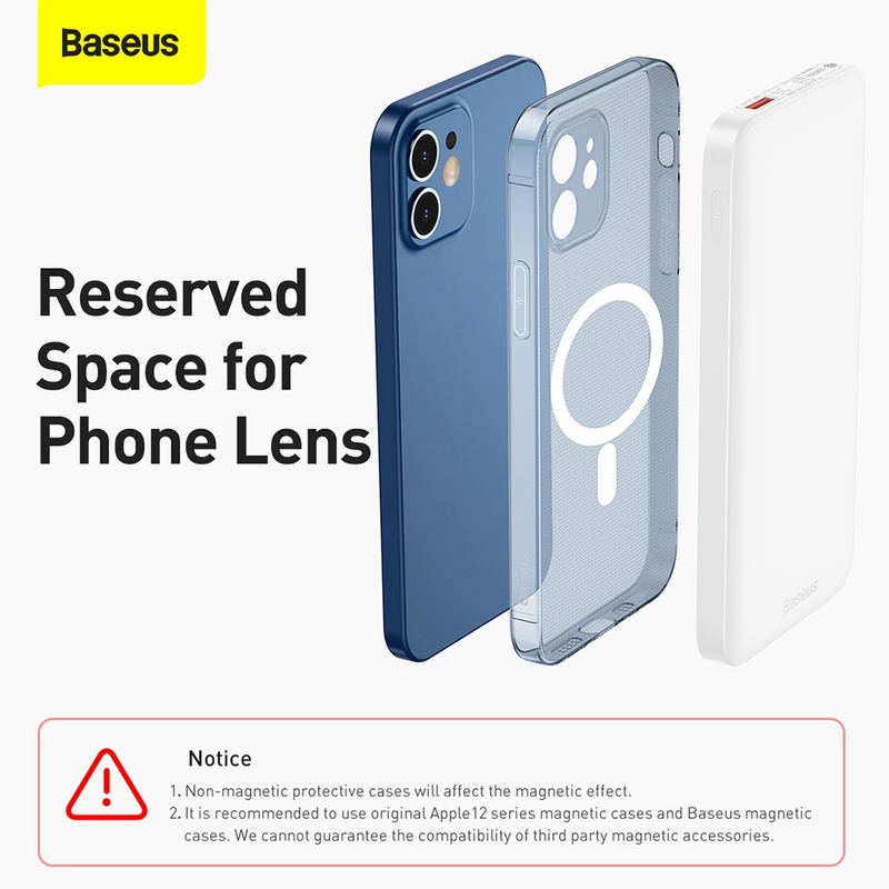 Load image into Gallery viewer, Baseus Magnetic Wireless Fast Charging Power Bank 10000mAh 20W PPCX010202
