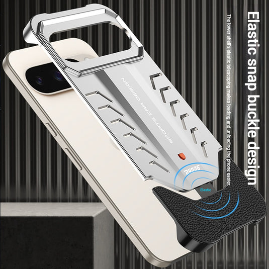 Google Pixel 9 & Pro - Borderless Aluminum Alloy Auto-Lock Cooling Phone Case