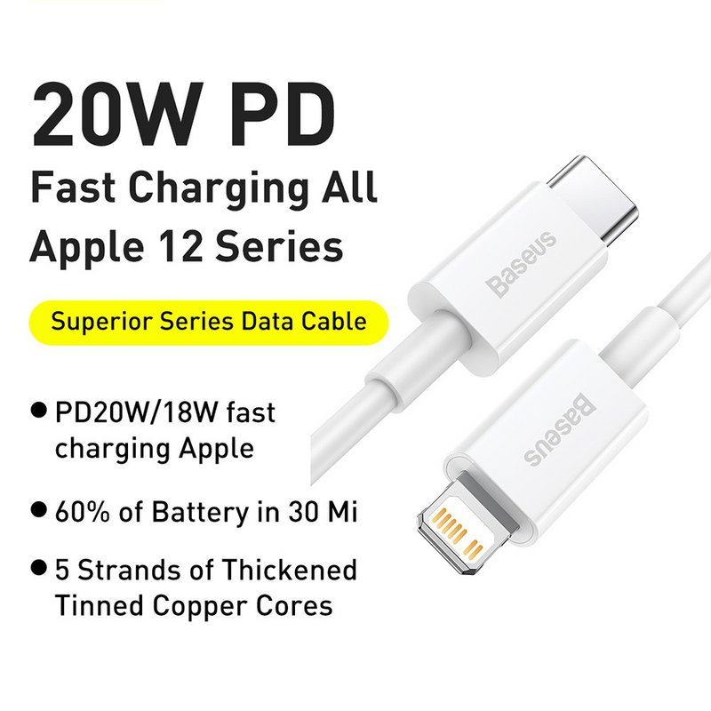 Load image into Gallery viewer, Baseus Superior Series Fast Charging Data Cable Type-C to iP PD 20W 1.5M - i-Station Mobile Phone &amp; Electronic Device Repair and Accessories
