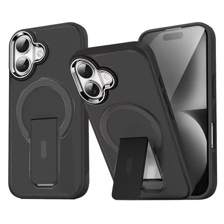 Load image into Gallery viewer, iPhone 17/Pro/Pro Max Matte MagSafe Magnetic Shockproof Heavy Duty Case with kickstand
