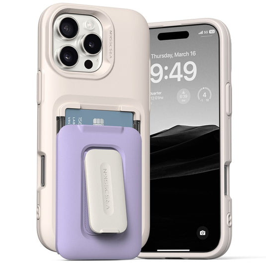 [Built-in Stand][BuIlt-in Card Slot] Apple iPhone 16/Plus/Pro/Pro Max Military-Style Shockproof Phone Case Fashion Series Case