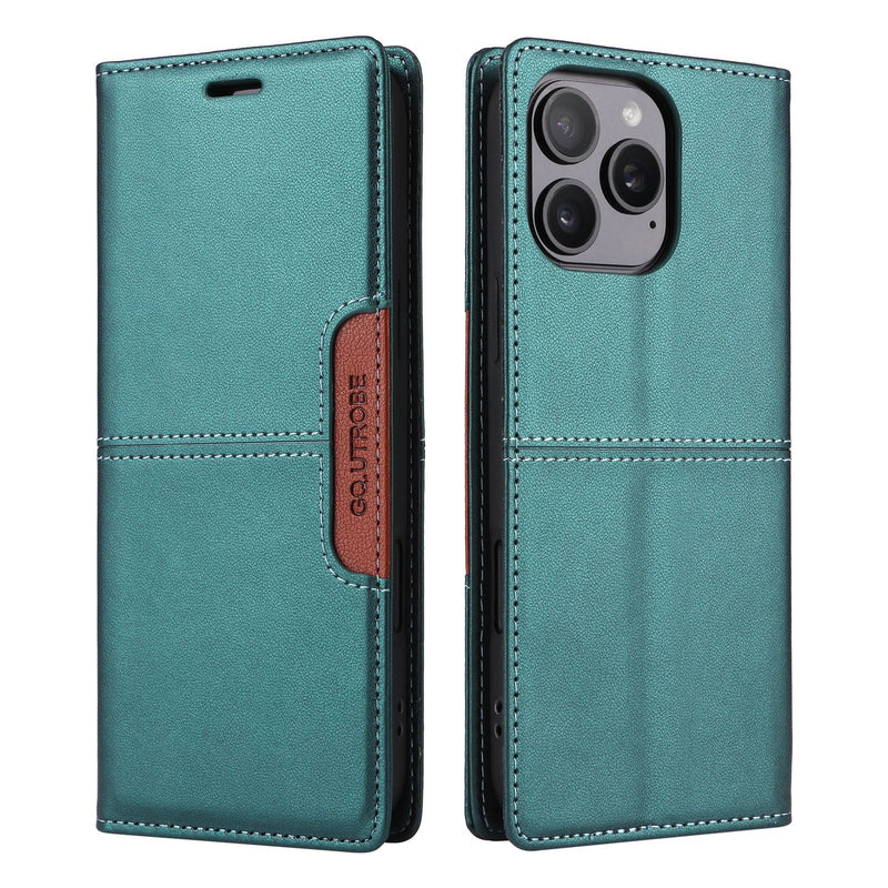 Load image into Gallery viewer, [With Card Slot] Apple iPhone 15/Pro/Pro Max/Plus Leather Flip Shockproof Wallet Series Case
