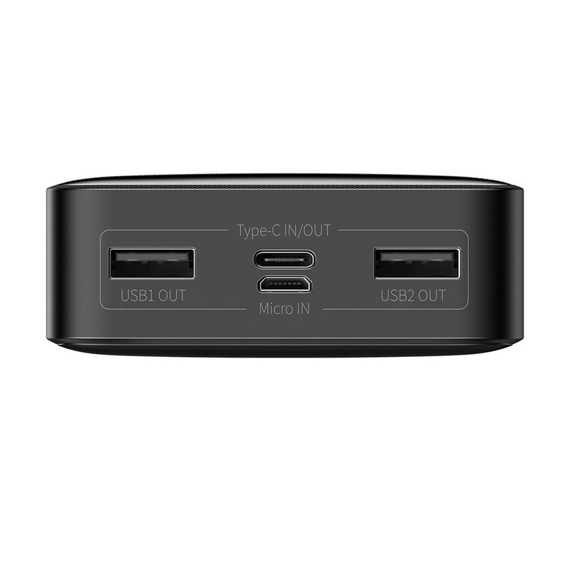 Load image into Gallery viewer, Baseus Bipow Digital Display Power Bank 20000mAh 15W (Overseas Edition) PPBD050101-Black

