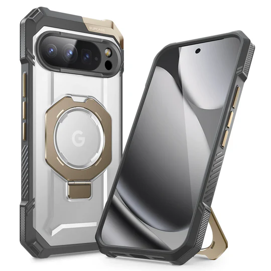 Load image into Gallery viewer, Google Pixel 10 Pro XL SUPCASE Strong Magneti Kickstand TPU Airbag Transparent Protective Case
