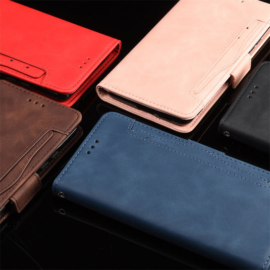 [With Card Slot] Motorola Moto G86/Power - Multi-functional Business Leather Shockproof Wallet Case