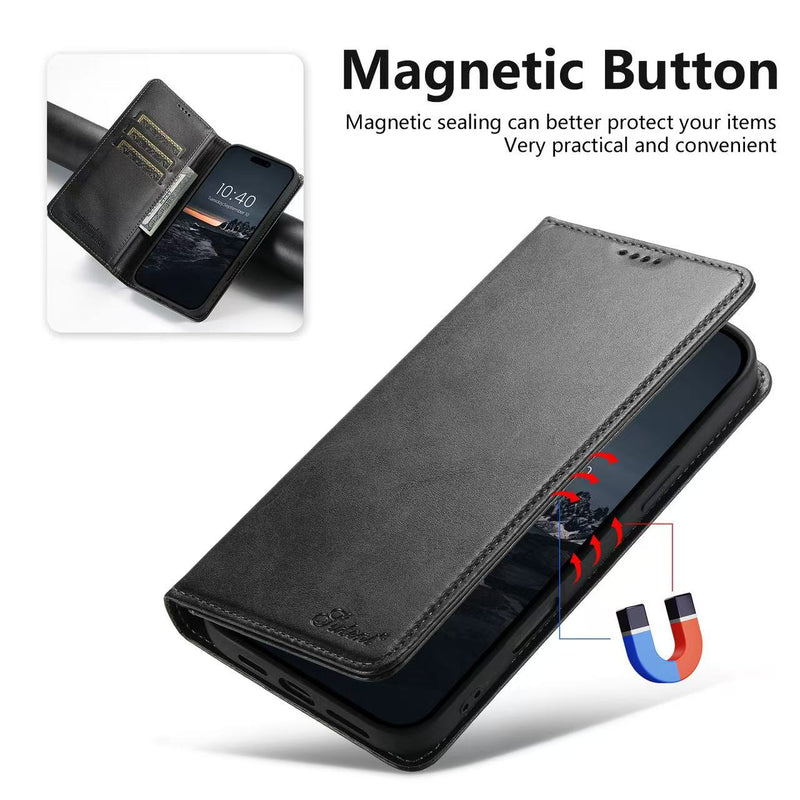 Load image into Gallery viewer, [With Card Slot] Apple iPhone 18 Pro / Pro Max Leather Flip Shockproof Wallet Series Case

