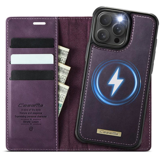[2 in 1 Magnetic Detachable][With Card Slot] Apple iPhone 17/Air/Pro/Max - Multi Functional Flip Leather Wallet Series Case