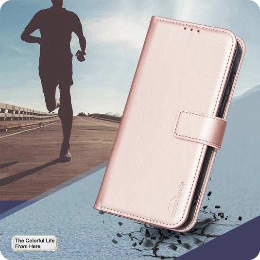 [With Card Slot] OPPO A5 Pro 5G (CPH2695) Multi-functional Leather Shockproof Wallet Series Case