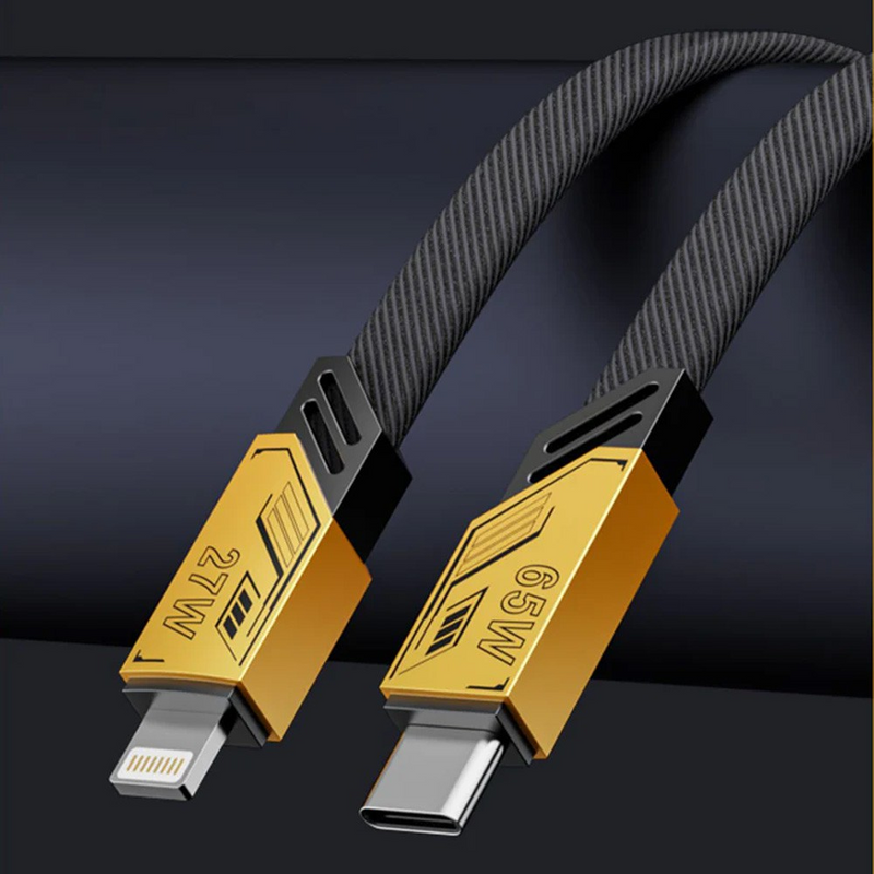 Load image into Gallery viewer, Transformers TF-A09 Braided Two-in-One Magnetic Charging Cable
