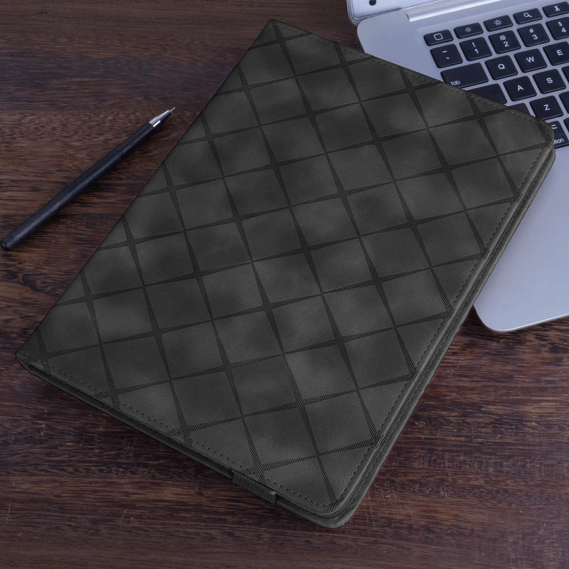 Load image into Gallery viewer, [Built-in Pencil Holder] Xiaomi Redmi Pad SE 8.7’’ (2024) Diamond Pattern Leather Business Case
