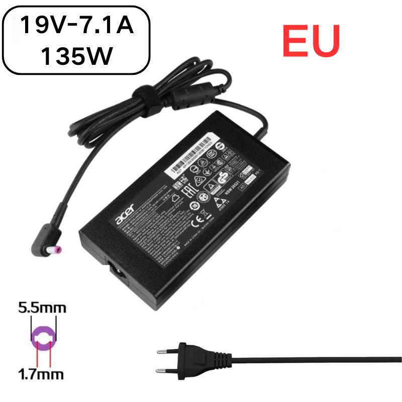 Load image into Gallery viewer, [19V-7.1A/135W][5.5x1.7] Acer Nitro 5 AN515-51 N19C5 &amp; Aspire VN7-591 AC Power Supply Adapter Charger - i-Station Mobile Phone &amp; Electronic Device Repair and Accessories
