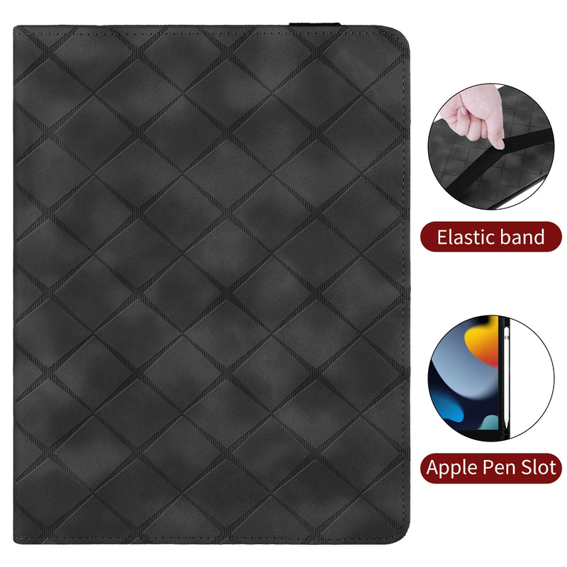 Load image into Gallery viewer, [Built-in Pencil Holder] Xiaomi Redmi Pad SE 8.7’’ (2024) Diamond Pattern Leather Business Case
