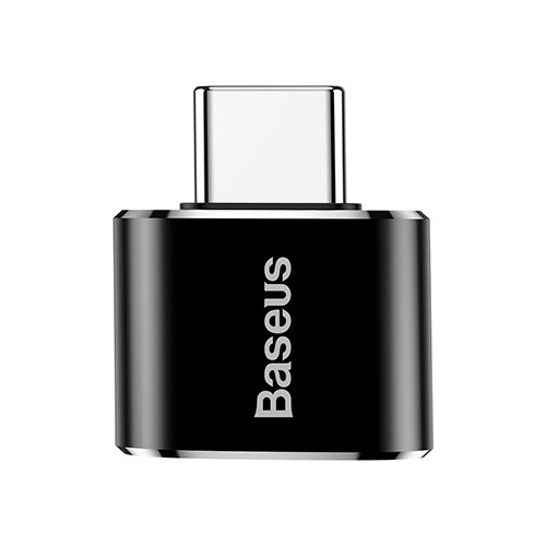 Load image into Gallery viewer, Baseus Mini USB Female to Type-C Male Adapter Converter Black
