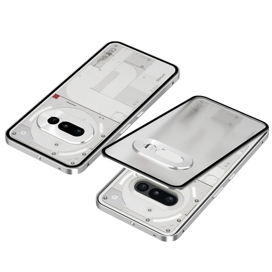 Nothing Phone (3)/(3a)/Pro Metal Frame Snap-On Acrylic Shockproof Phone Case
