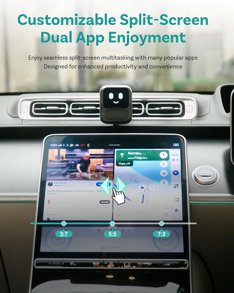 Load image into Gallery viewer, Ottocast Wireless CarPlay AI Box Nano – Android 13, 8GB+128GB, Streaming, Voice Assistant, SIM/SD, Split-Screen, Android Auto
