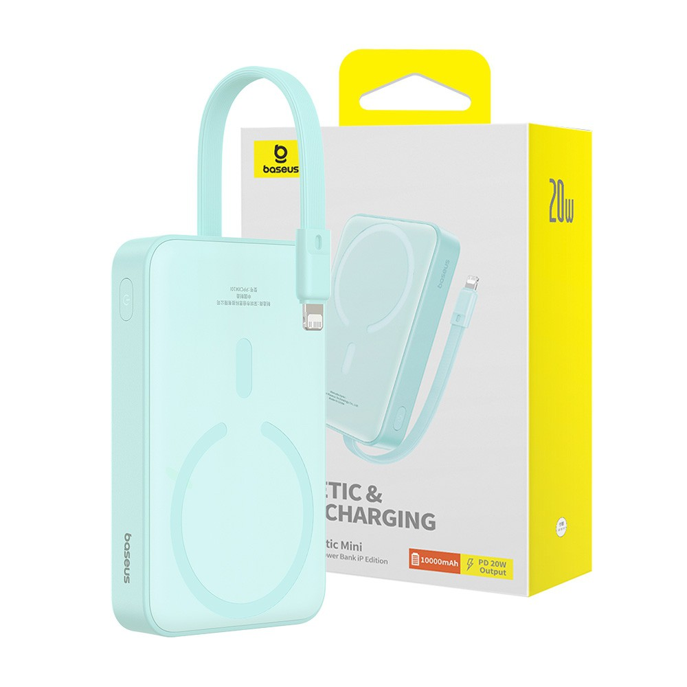 Baseus Magnetic Mini Wireless Fast Charge Power Bank iP Edition 10000mAh 20W - i-Station Mobile Phone & Electronic Device Repair and Accessories
