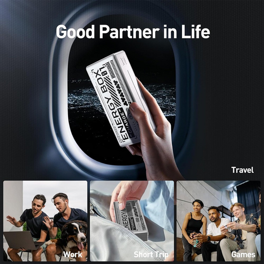 MOVE SPEED Large Capacity Power Bank 20000mAh 22.5W (YSPBE20) - Silver