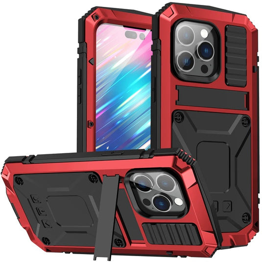 [Built-in Stand] Apple iPhone 16/Plus/Pro/Max - Military Grade Shockproof Lifeproof Series Case