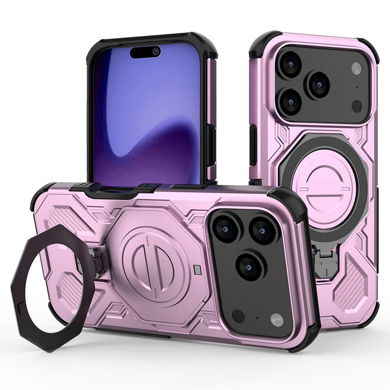Load image into Gallery viewer, [ Magsafe Compatible][Built-in Stand] Apple iPhone 17/Air/Pro/Max - Shield Shockproof Rugged Heavy Duty Case
