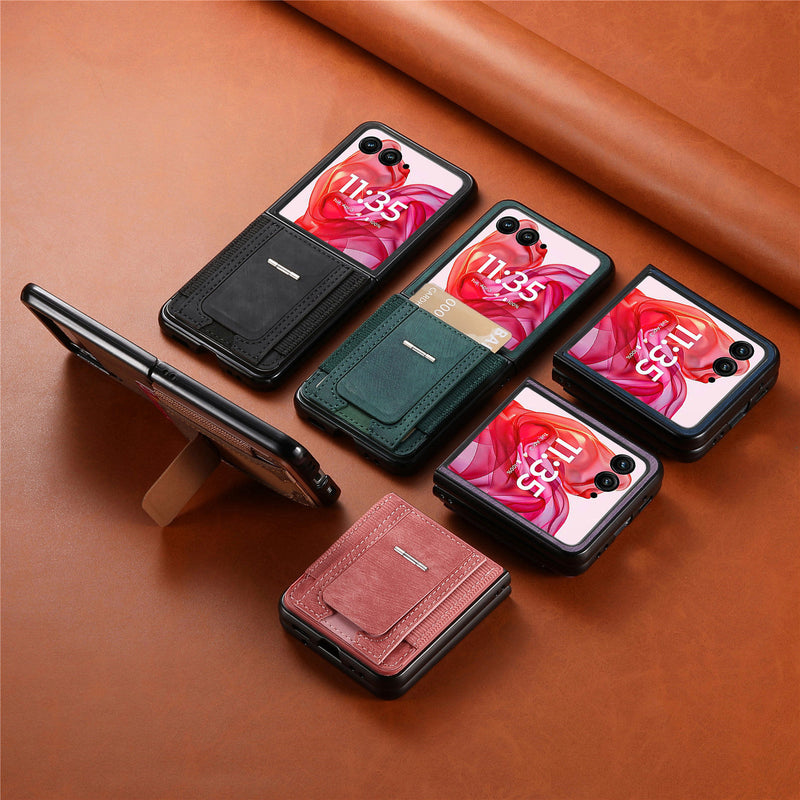Load image into Gallery viewer, [With Stand] Motorola Moto Razr 60/Ultra Anti-drop Protective Flip Case
