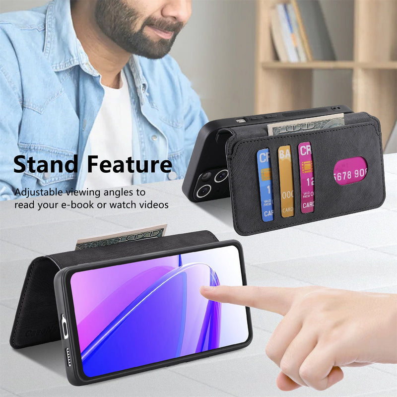 Load image into Gallery viewer, [With Card Slot] Realme GT 7 Pro 5G - Multi-functional Leather Wallet Case With Magnetic Flip Cover
