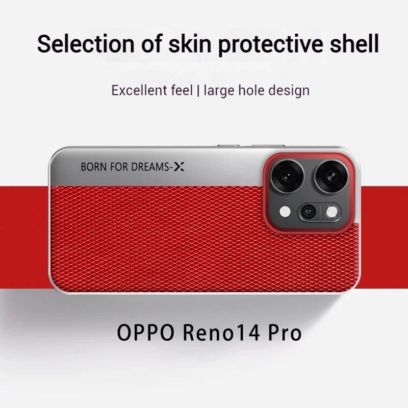 Load image into Gallery viewer, OPPO Reno14 &amp; Pro - Business Full-Cover Metal Frame Leather Fashion Case
