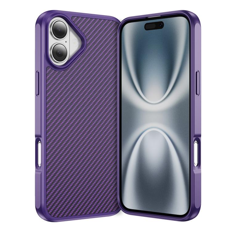 Load image into Gallery viewer, iPhone 17/Air/Pro/Pro Max Kevlar Carbon Fiber Texture Shockproof Heavy Duty Case with Hidden MagSafe Magnetic
