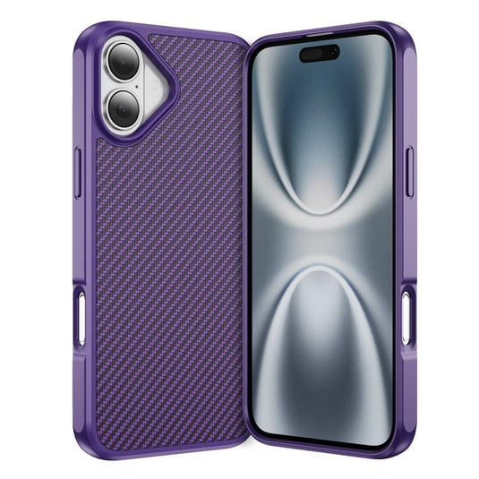 iPhone 17/Air/Pro/Pro Max Kevlar Carbon Fiber Texture Shockproof Heavy Duty Case with Hidden MagSafe Magnetic